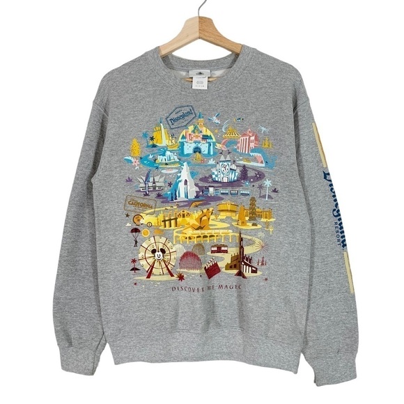 Vintage Disney Discover The Magic Sweat Shirt Size Small - Picture 1 of 12